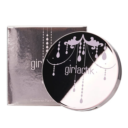 Girlactik Luminous Face Powder – Radiant Finish, Lightweight & Buildable (Medium) – Vegan, Cruelty-Free