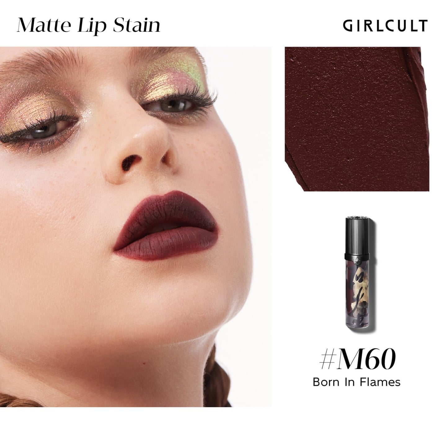 GIRLCULT 5-in-1 Makeup Gift Set – Eyeshadow Quad, Cream Blush, Matte Lip Stains & Hand Mirror