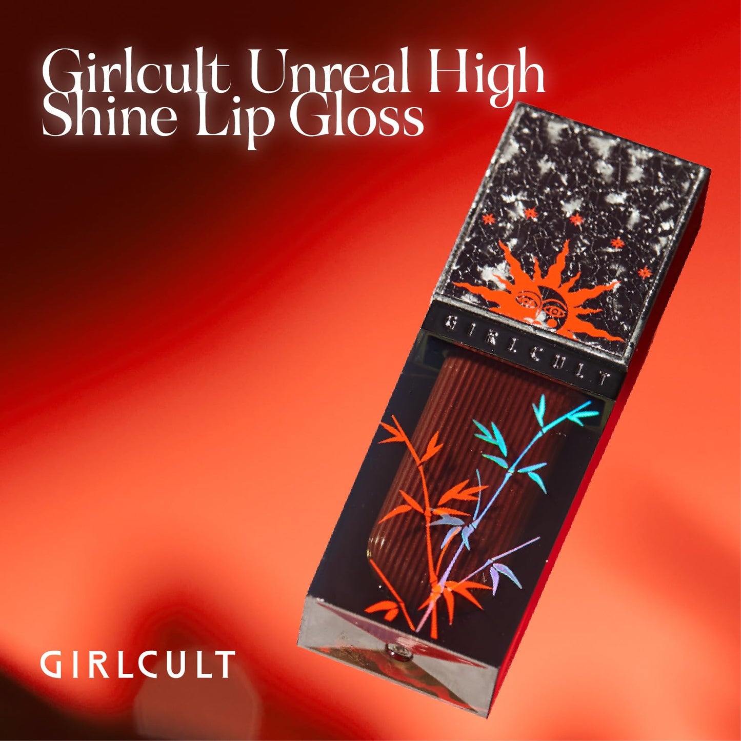 GIRLCULT Glass Shine Lip Gloss – Non-Sticky Hydrating Lip Stain with High-Gloss Finish