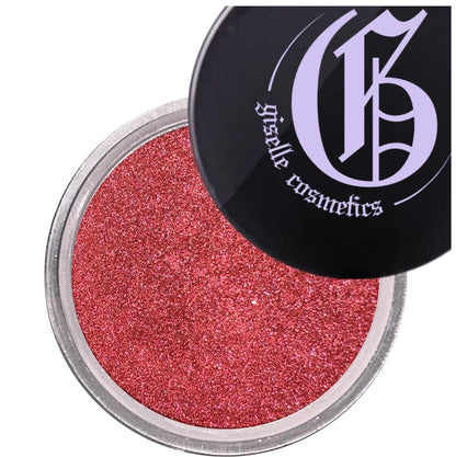 Giselle Cosmetics Crushed Ruby Mineral Powder Eyeshadow Palette - Organic Shimmer and Highlighter