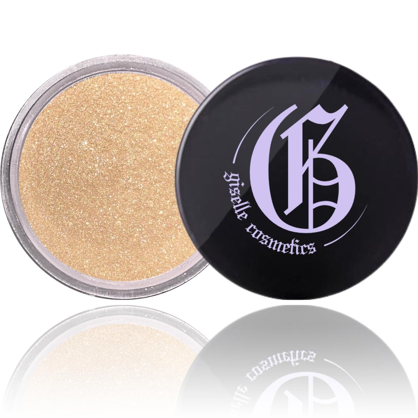 Giselle Cosmetics Vanilla Mineral Loose Eye Shadow – Organic, Holographic, Matte & Glitter Finish