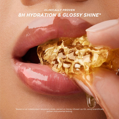 Gisou Honey Gloss Duo Travel Set: Mini Lip Oil & Hair Oil