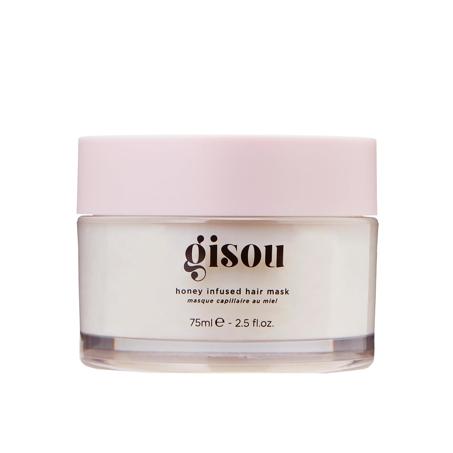 Gisou Honey Infused Hair Mask Travel Size — Hydration, Repair & Shine (2.5 fl oz)
