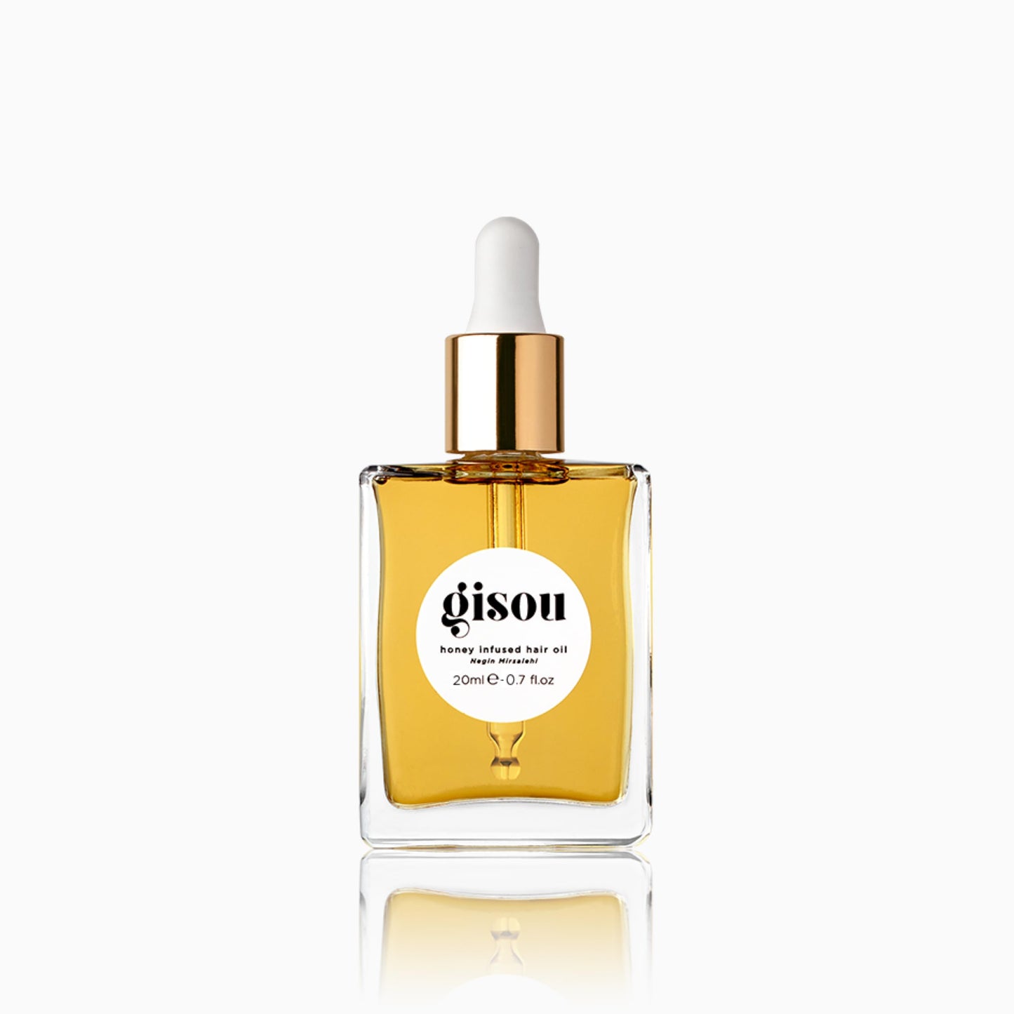 Gisou Honey Infused Hair Oil Mini – Hydration, Shine & Heat Protection (0.7 fl oz)