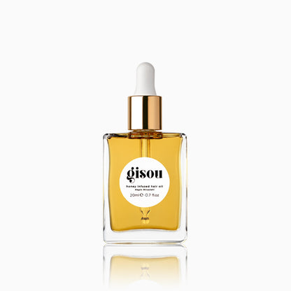 Gisou Honey Infused Hair Oil Mini – Hydration, Shine & Heat Protection (0.7 fl oz)