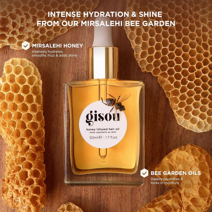 Gisou Honey Gloss Duo Travel Set: Mini Lip Oil & Hair Oil