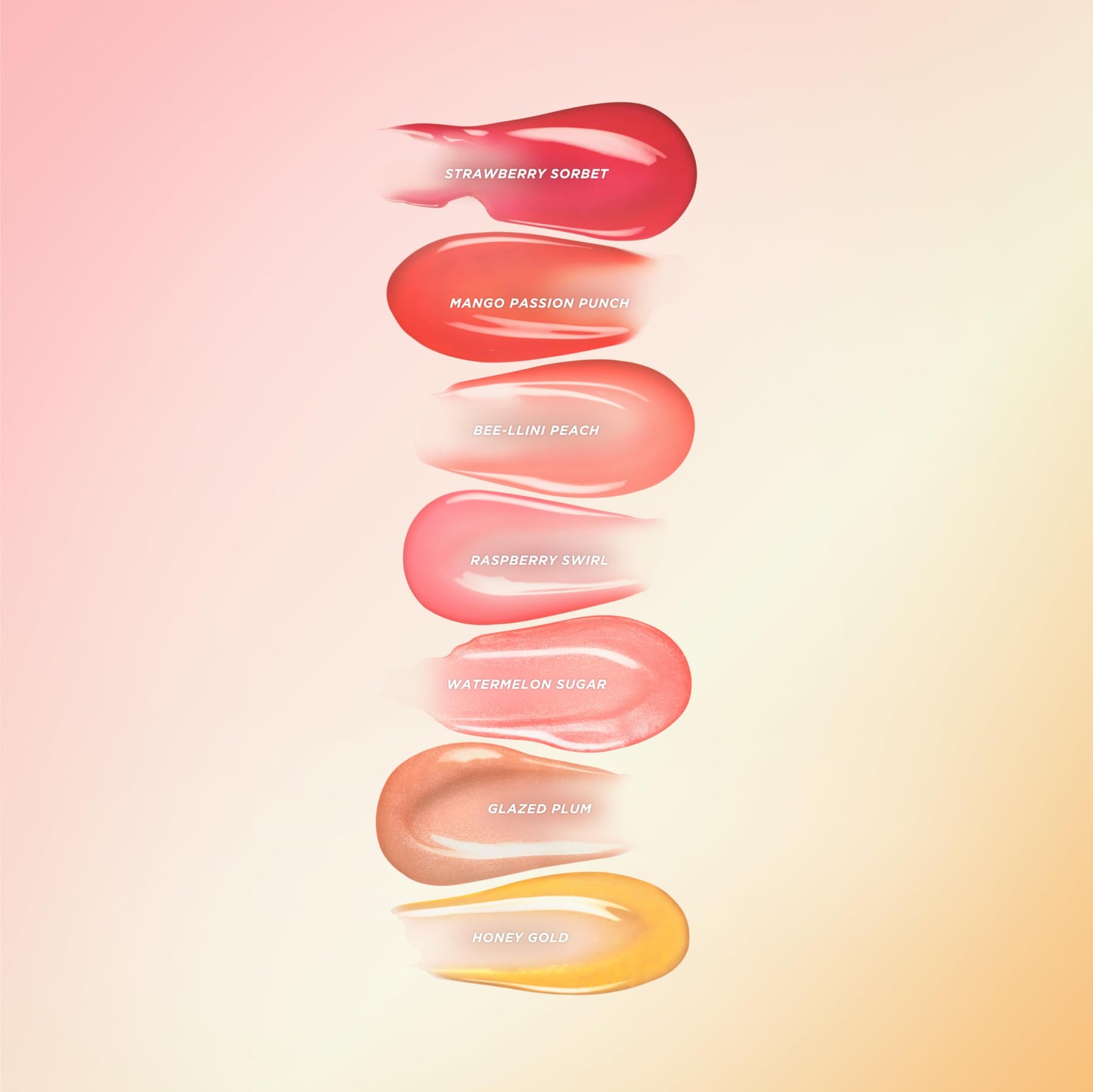 Gisou Honey Infused Hydrating Lip Oil — Nourishing Lip Moisturizer (Strawberry Sorbet) 0.27 fl oz