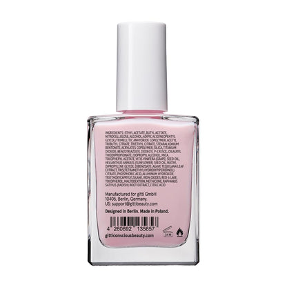 gitti Plant-based Nail Polish Shade 025 Blushing Pink | 30-Free, Vegan & Cruelty-Free