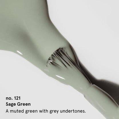 gitti Plant-based Nail Polish Sage Green – 30-Free, Cruelty-Free, 0.5 fl oz