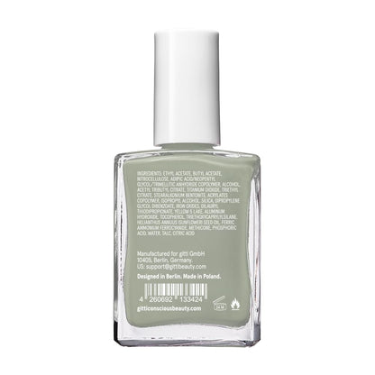 gitti Plant-based Nail Polish Sage Green – 30-Free, Cruelty-Free, 0.5 fl oz