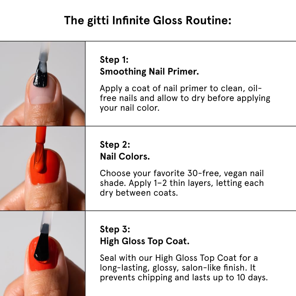 gitti Plant-based Nail Polish Shade 025 Blushing Pink | 30-Free, Vegan & Cruelty-Free