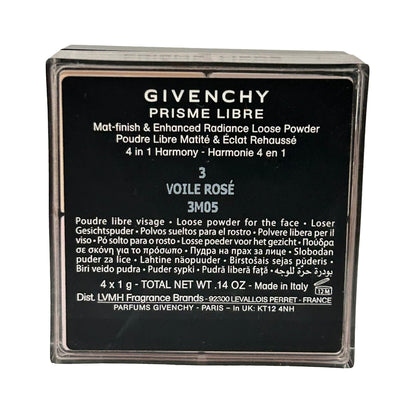 Givenchy Prisme Libre Loose Powder – Mat-Finish 4x1g Voile Rose #3 (New, No Box)