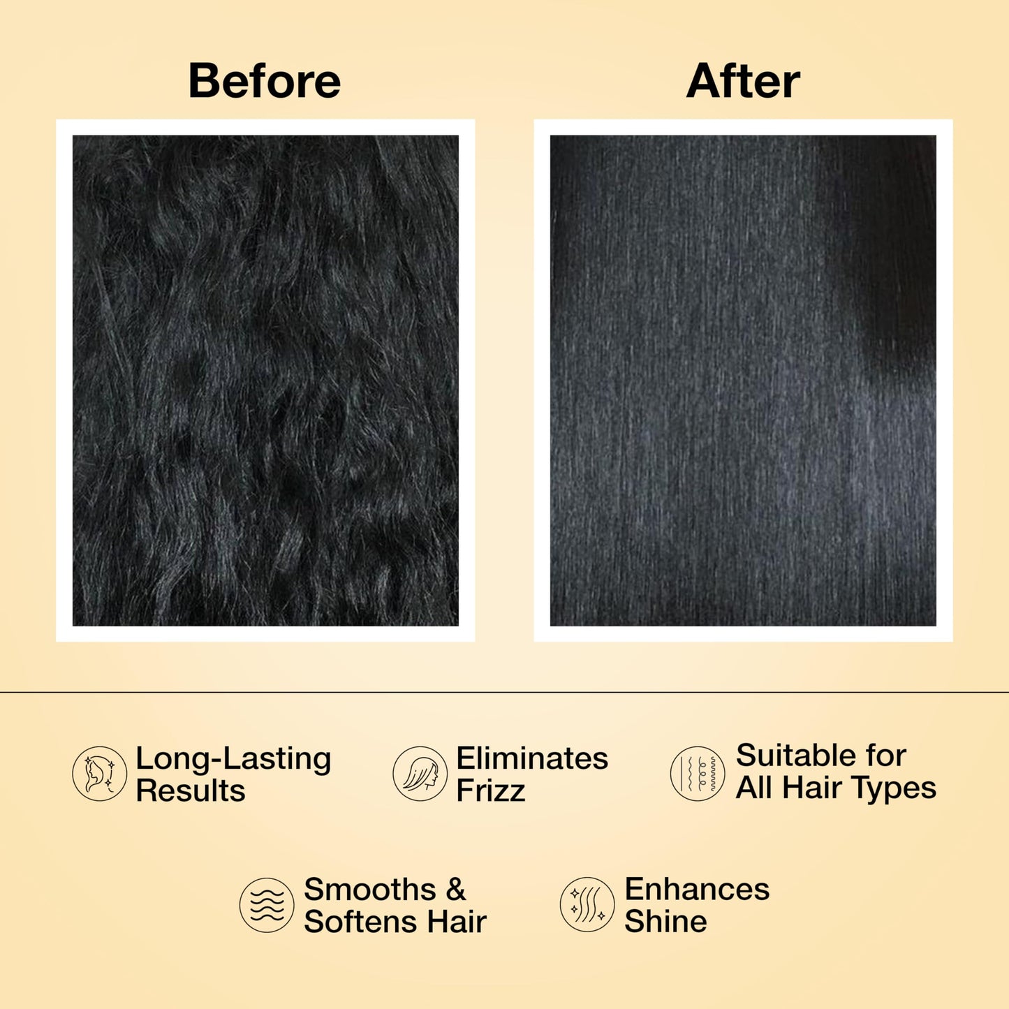 GK Hair Keratin Treatment - Frizz Control & Salon-Quality Smoothing (3.4 oz)