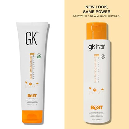 GK Hair Keratin Treatment - Frizz Control & Salon-Quality Smoothing (3.4 oz)