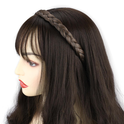 Gledola Braided Headband With Teeth Braids – Dark Gray
