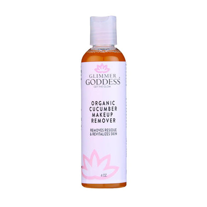 GLIMMER GODDESS Organic Cucumber Makeup Remover – 4 oz