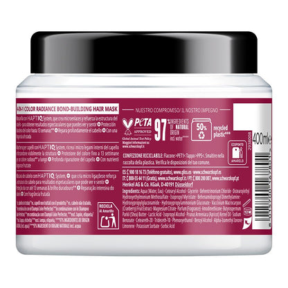 Gliss 4-in-1 Color Radiance Bond-Building Hair Mask, 400 ml