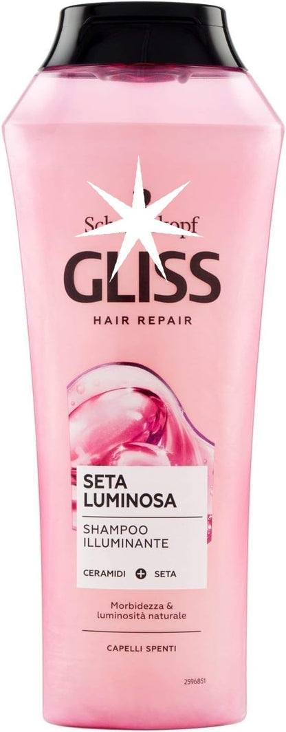 Gliss Liquid Silk Shampoo - 250 ml for Silky, Soft Hair (German Import)