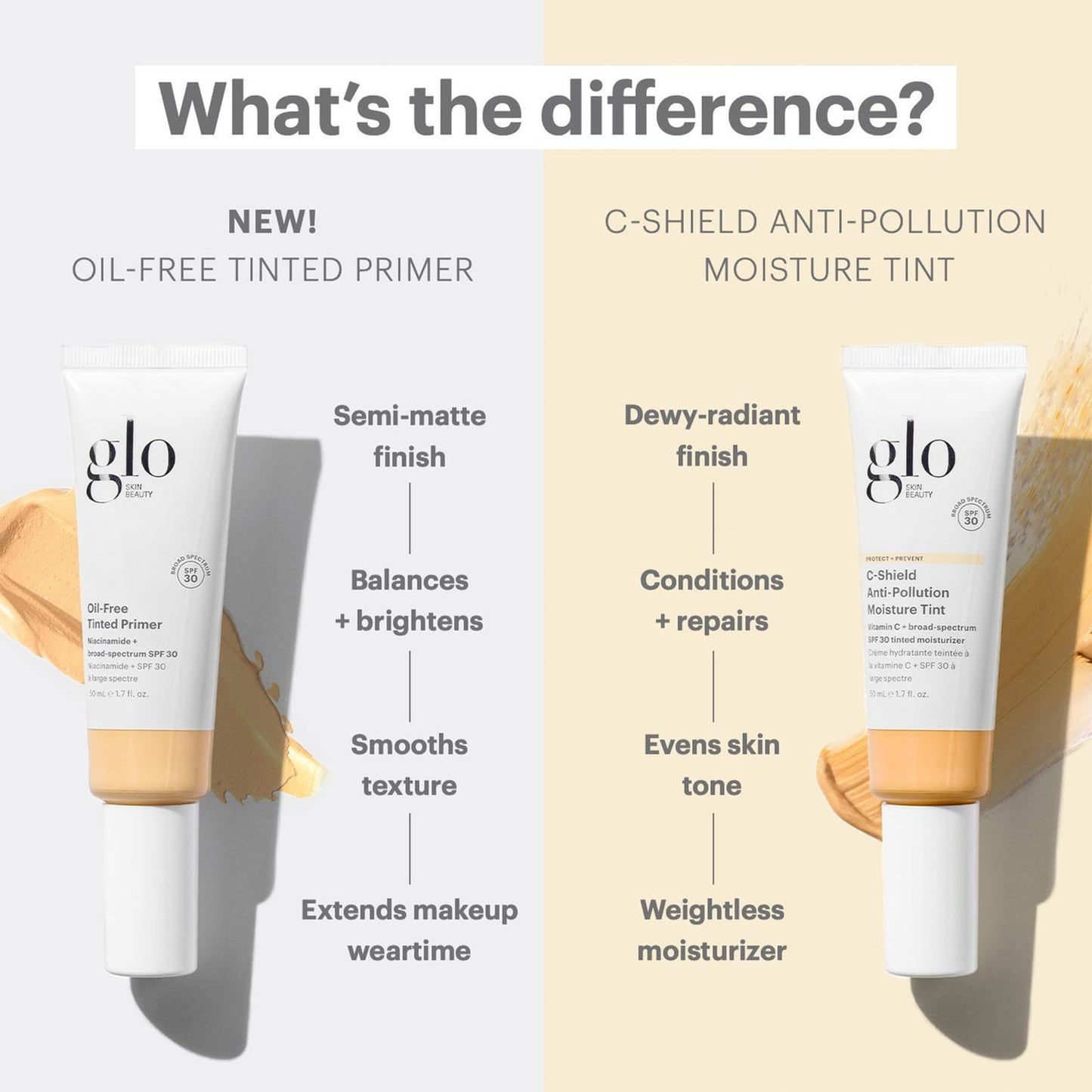 Glo Skin Beauty C-Shield Anti-Pollution Moisture Tint SPF 30 | Tinted Moisturizer with Vitamin C (1N-Fair)