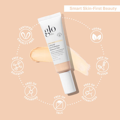 Glo Skin Beauty C-Shield Anti-Pollution Moisture Tint SPF 30 | Tinted Moisturizer with Vitamin C (1N-Fair)