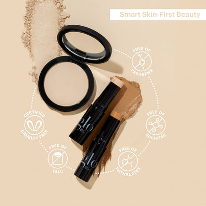 Glo Skin Beauty Cream Stay Shadow Stick (Shell) – 12-Hour, Multi-Purpose Eyeshadow, Base, and Liner