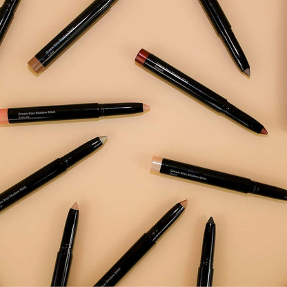 Glo Skin Beauty Cream Stay Shadow Stick (Shell) – 12-Hour, Multi-Purpose Eyeshadow, Base, and Liner