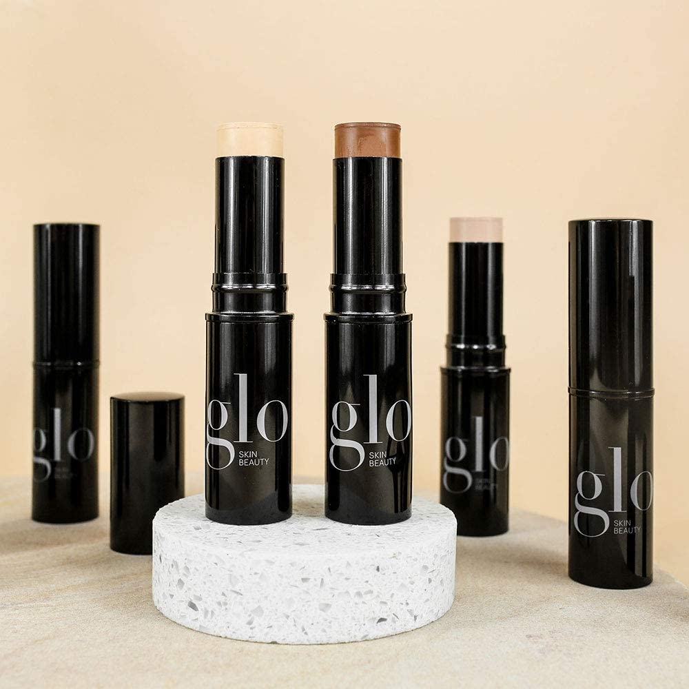 Glo Skin Beauty HD Mineral Foundation Stick – Hyaluronic Acid Hydration, Buildable Coverage & Contour (Chai 8N)