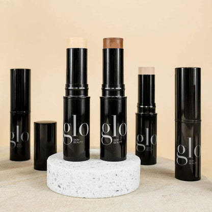 Glo Skin Beauty HD Mineral Foundation Stick – Hyaluronic Acid Hydration, Buildable Coverage & Contour (Chai 8N)