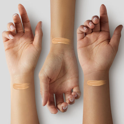 Glo Skin Beauty Luminous Liquid Foundation SPF 18 (Caramel) | Dewy Finish, Sheer to Medium Coverage