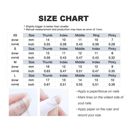 GLORS Purely Handmade Press On Nails – Blue & White Glitter Snow Mountain, Short Square, 10 Pieces