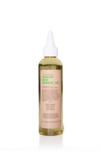 Glossed by Nae Voodoo Hair Growth Oil – Rosemary, Lemongrass, Grapeseed & Castor Oil for Hair Growth | All Hair Types | 4 oz