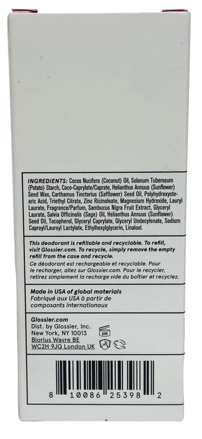 Glossier Deodorant Refill Stick – Recharge Stick (2.2 oz / 65 g) | Aluminum-Free, Cruelty-Free, Vegan