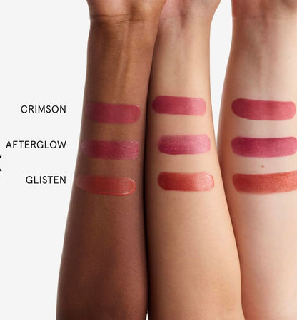 Glossier Mini Cloud Paint Blush Trio Holiday Gift Set Crimson Glisten Afterglow Limited Edition