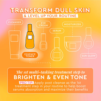 Glow Recipe Travel Size Cloudberry Brightening Toner + CoQ10 Essence (30 ml) – Hydration, Barrier Support, Rice Water + Vitamins C & E