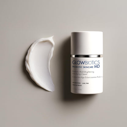 Glowbiotics Probiotic Multi-Brightening Cream - Dark Spot Corrector & Anti-Aging Moisturizer - 1.7 oz - Vitamin C & Peptides for Dry, Hormonal Skin