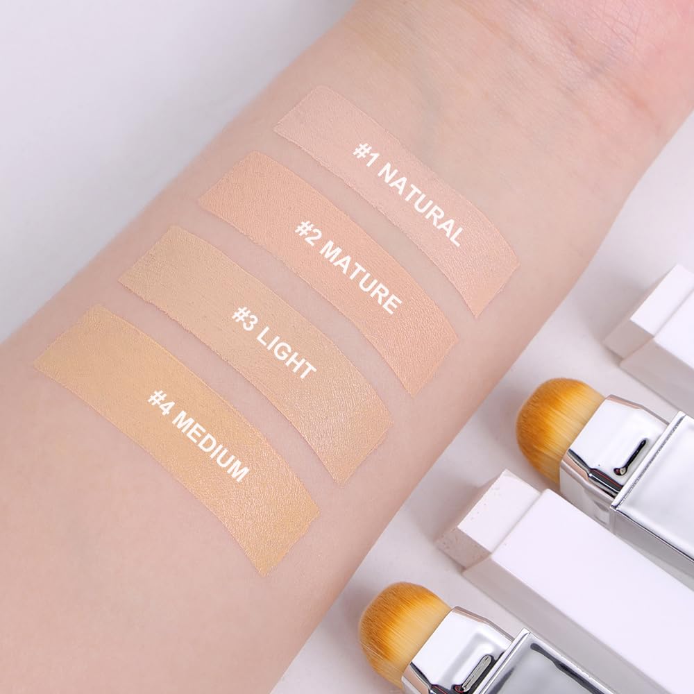GLSFACE Color-Changing Foundation Stick | Light to Medium Coverage, Matte Finish