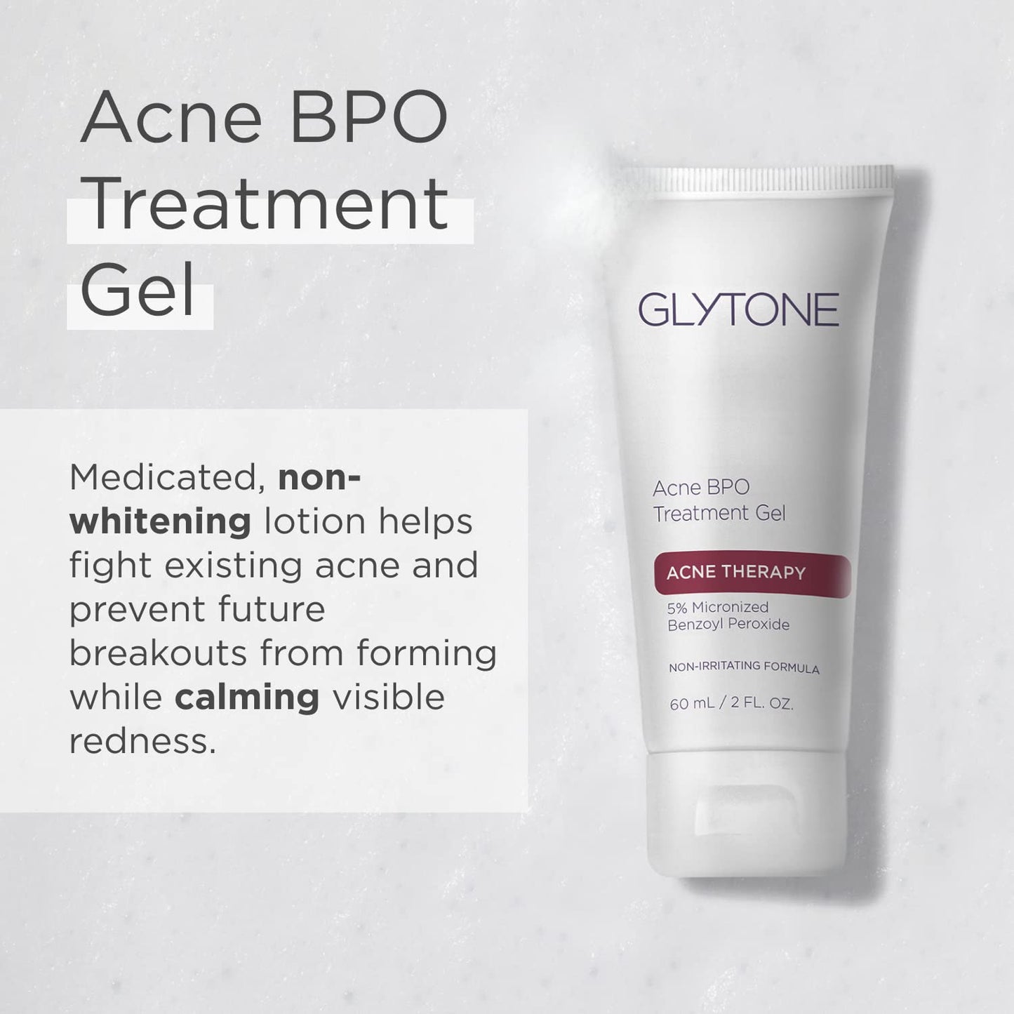 GLYTONE Acne BPO Gel 5% – Spot Treatment for Face, Fragrance-Free