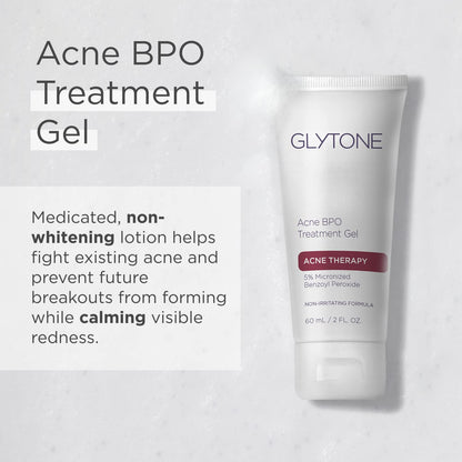 GLYTONE Acne BPO Gel 5% – Spot Treatment for Face, Fragrance-Free