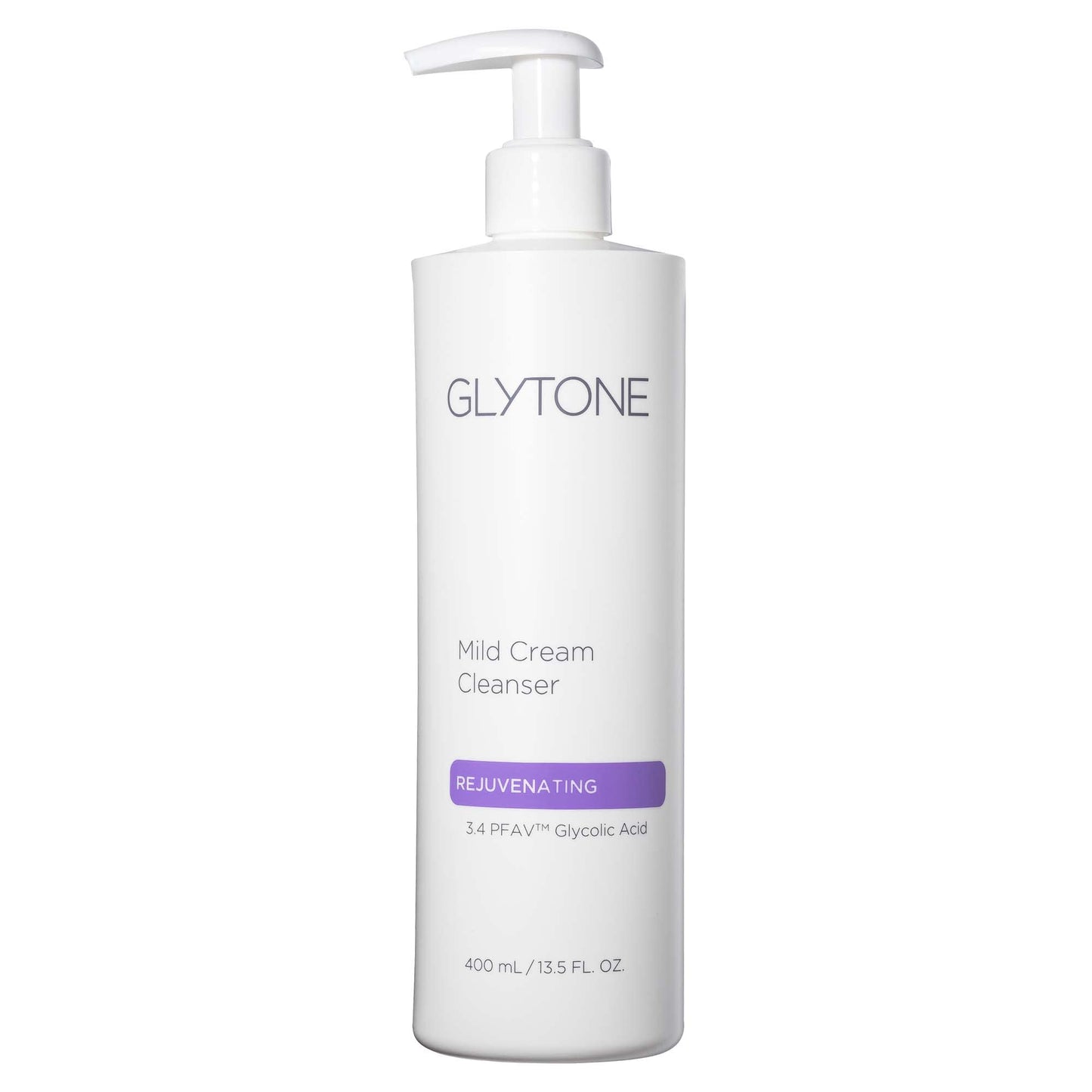 Glytone Mild Cream Cleanser | 3.4% Free-Acid Glycolic Exfoliation + Glycerin | 13.5 oz
