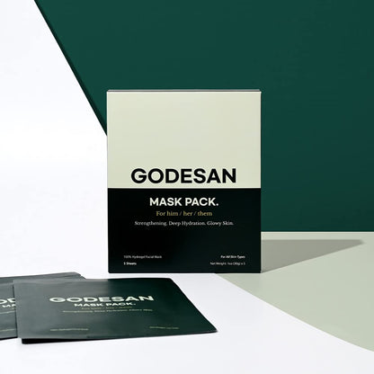 GODESAN Hydrogel Face Mask Pack 5pcs — Deep Moisture & Rich Collagen