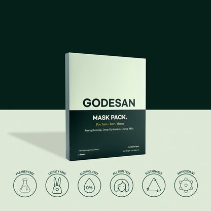 GODESAN Hydrogel Face Mask Pack 5pcs — Deep Moisture & Rich Collagen