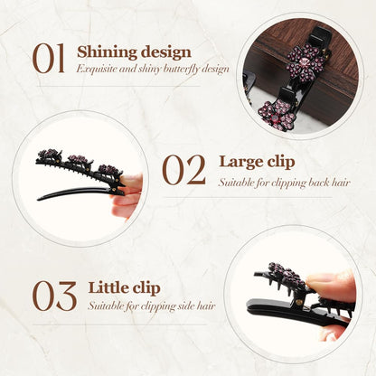 Godmifa Sparkling Crystal Stone Braided Hair Clip – 2026 Rhinestone Hair Accessory