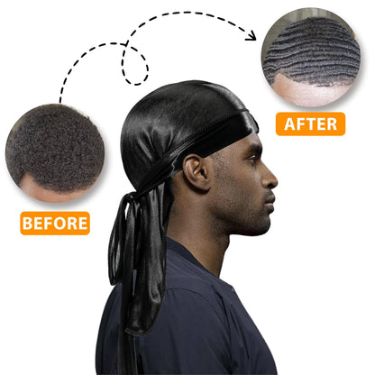 Goiple Silky Durags & Wave Kit — Strong Hold Pomade, 360 Waves, Satin Durag Set