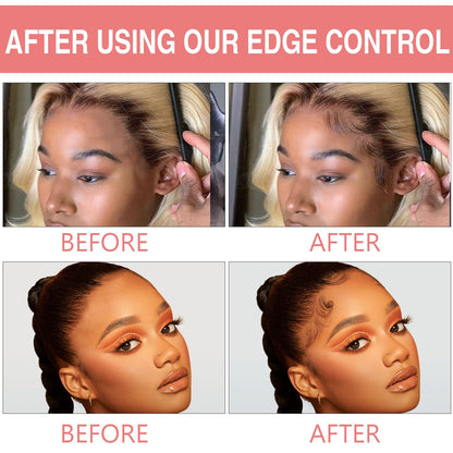 Goiple 8.8oz Edge Control Wax for Women – Strong Hold, Non-Greasy, No Flaking | Sweet Peach