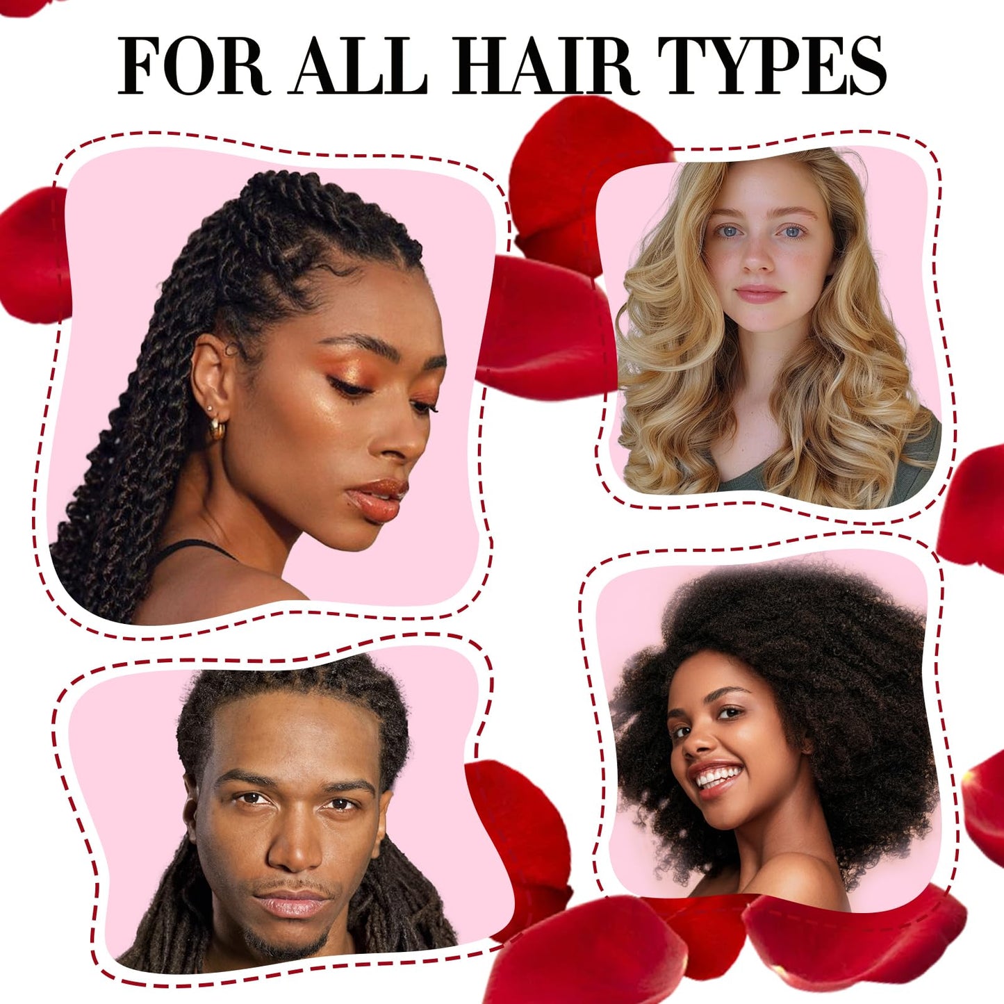 Goiple Rose Water for Locs Spray – Hydrating Scalp Moisturizer for Dreadlocks (2-Pack)