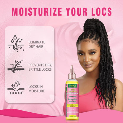 Goiple Edge Control Wax — Strong Hold, Non-Greasy Formula, Rose & Castor Oil