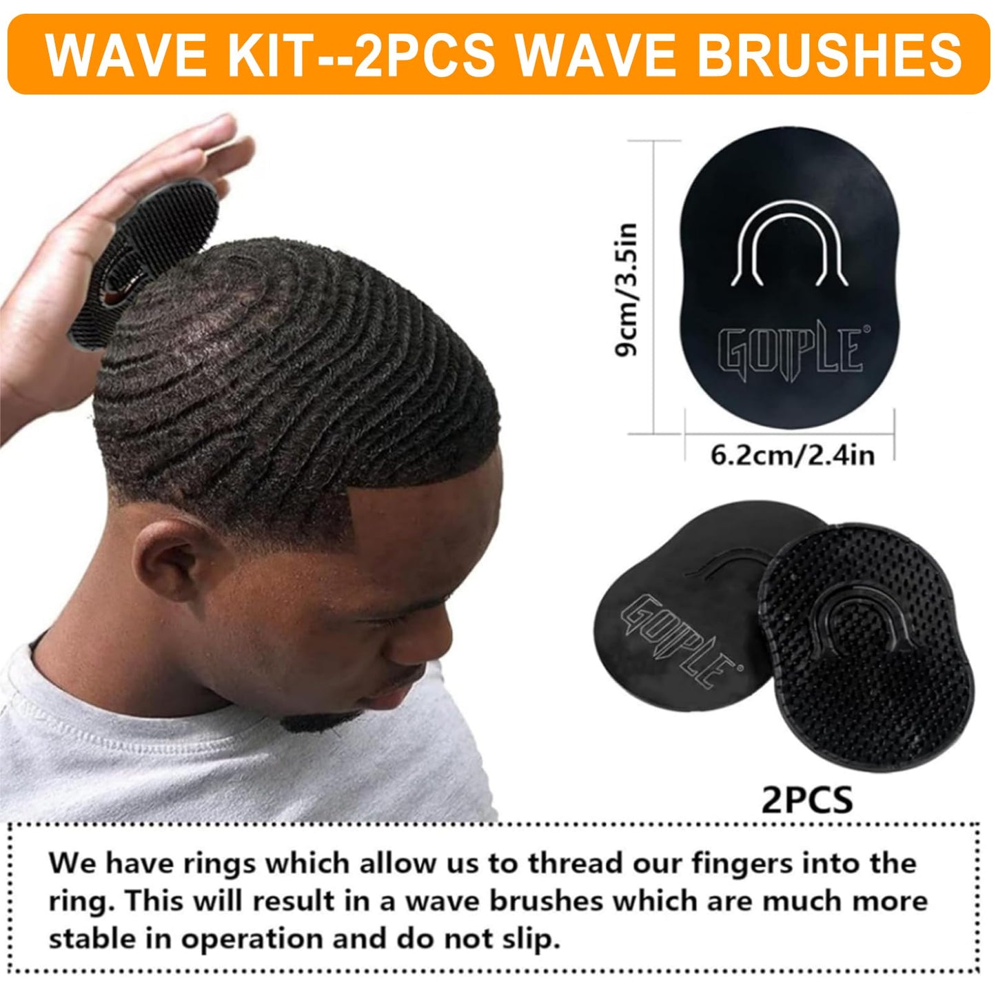 Goiple Silky Durags & Wave Kit — Strong Hold Pomade, 360 Waves, Satin Durag Set