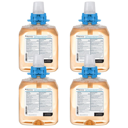 GOJO PROVON Foaming Antimicrobial Handwash with Moisturizers – 1250 mL Refill for FMX-12 Dispenser (Pack of 4) – 5186-04