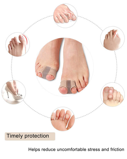Golbylicc Bunion Toe Separators – Gel Toe Spacers for Overlapping Toes (4 Pack)