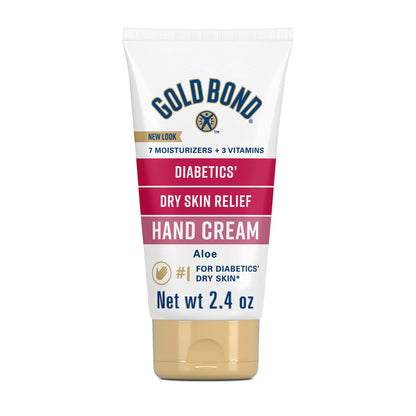 Gold Bond Diabetics' Dry Skin Relief Hand Cream – 2.4 oz Aloe Hydration